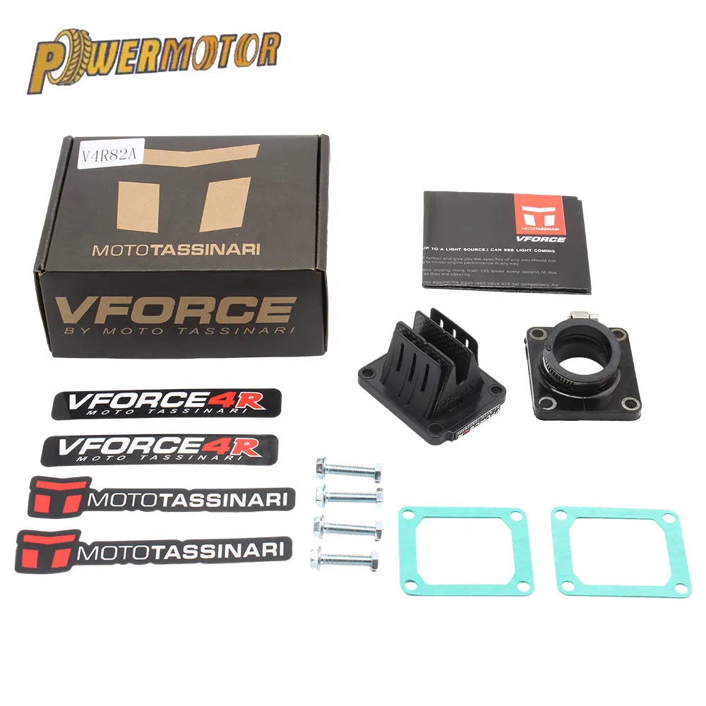 ❤Motorcycle V Force4 V4R82 Intake Manifold Carbon Fiber System 1993-2020 Motocross Dirt Bike Reed Va