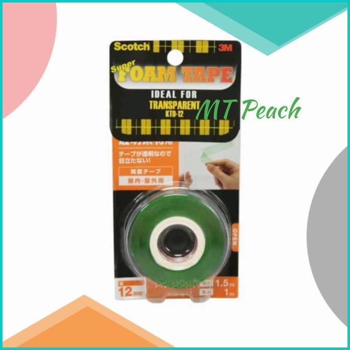 

3M FOAM TAPE SUPER STRONG SCOTCH DOUBLE TAPE TRANPARANT - HIJAU 20JVLZ3 suku cadang