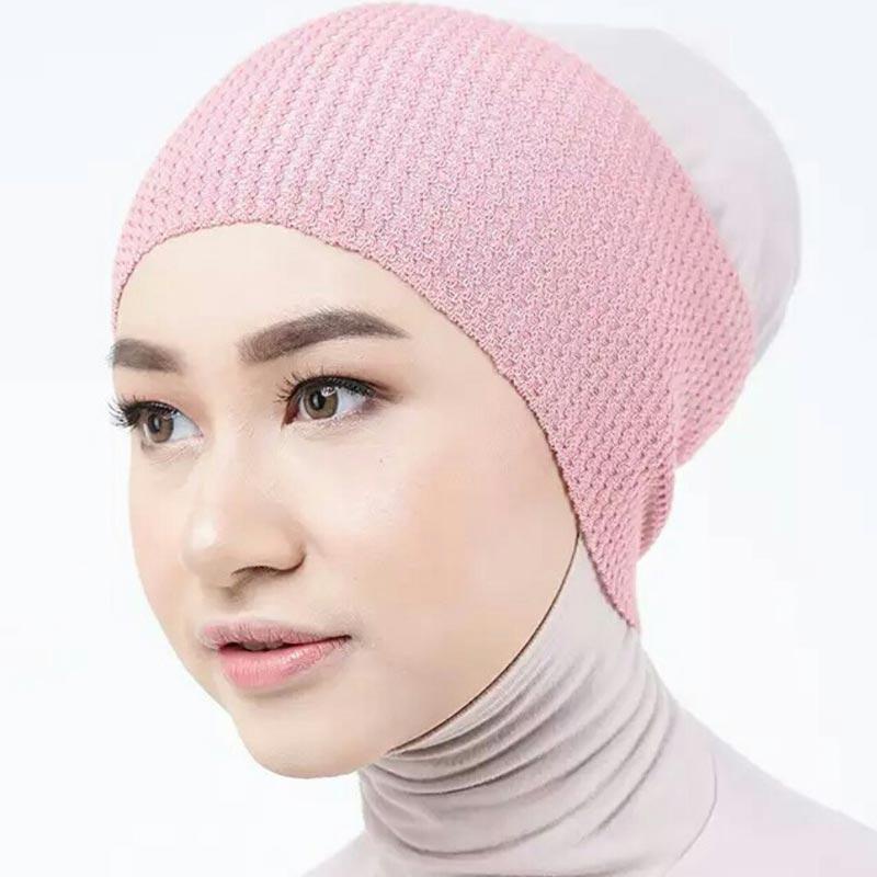 BERGO ANAK JERSEY BERGO MARYAM ANAK KHIMAR INSTANT ANAK DIAMOND KHIMAR TALI PREMIUM QUALITY-CIPUT RAJUT PINK