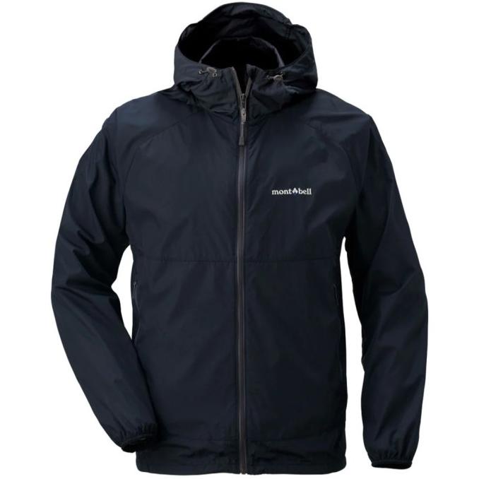 montbell wind blast parka original mans black jacket mountain running
