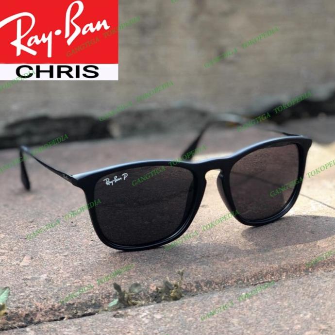 Sale Kacamata Hitam Lensa Polarized Rb/4187 Black Dof