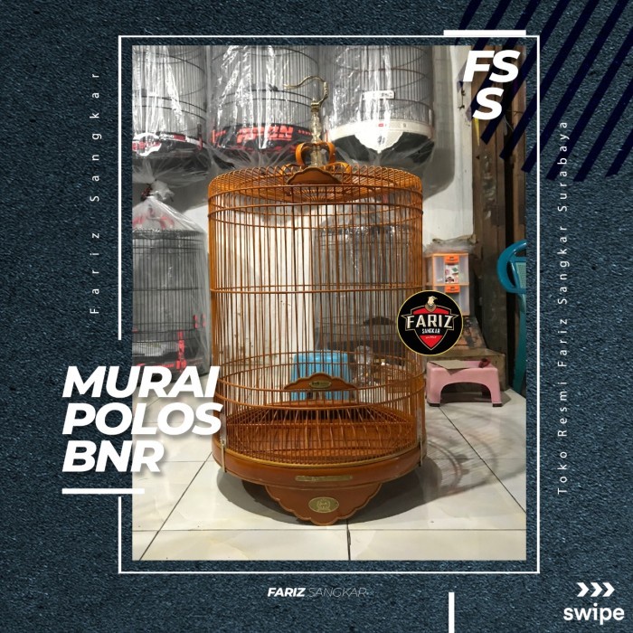 Sangkar Murai BnR Natural No. 2