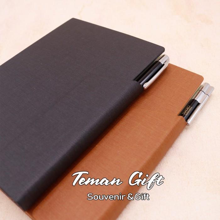 

Fabric Notebook A5 Buku Agenda Planner Hard Cover Custom Logo Nama