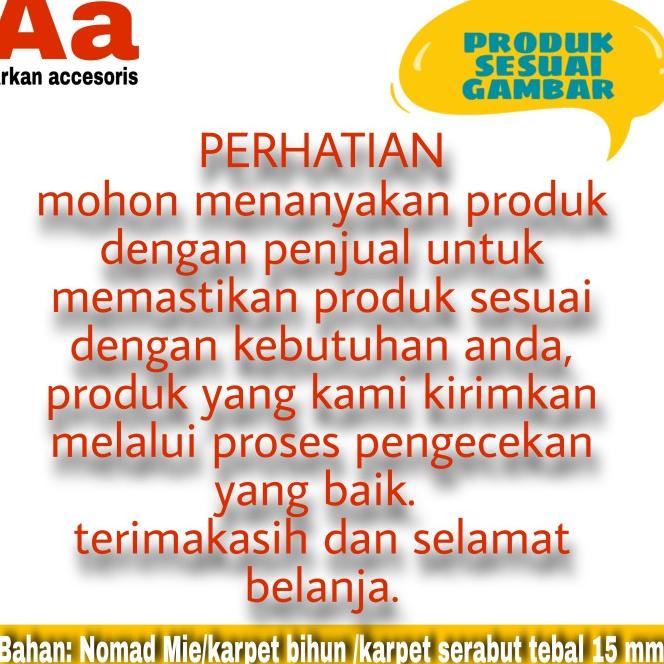 Karpet Motor Yamaha Mio Sporty/Mio Karbu/Karpet Alas Kaki Motor