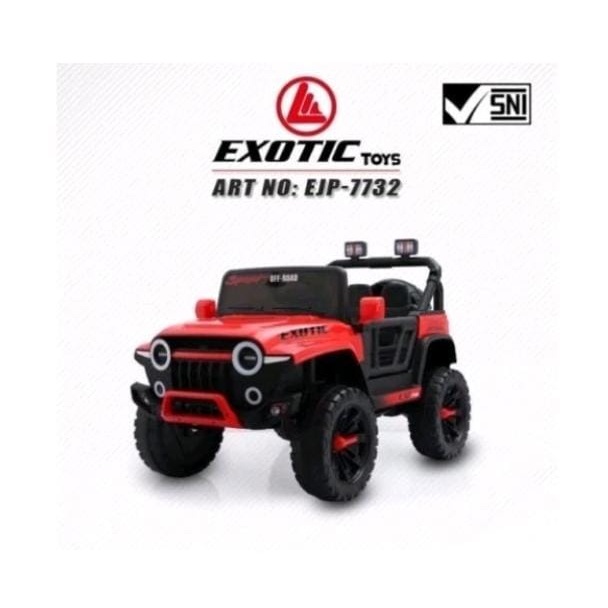 Mobil Aki Mainan Anak Exotic Jeep Exotic Ejp-7732 Jimny Dan Exotic Jeep Ejp 7720+ Ban Karet