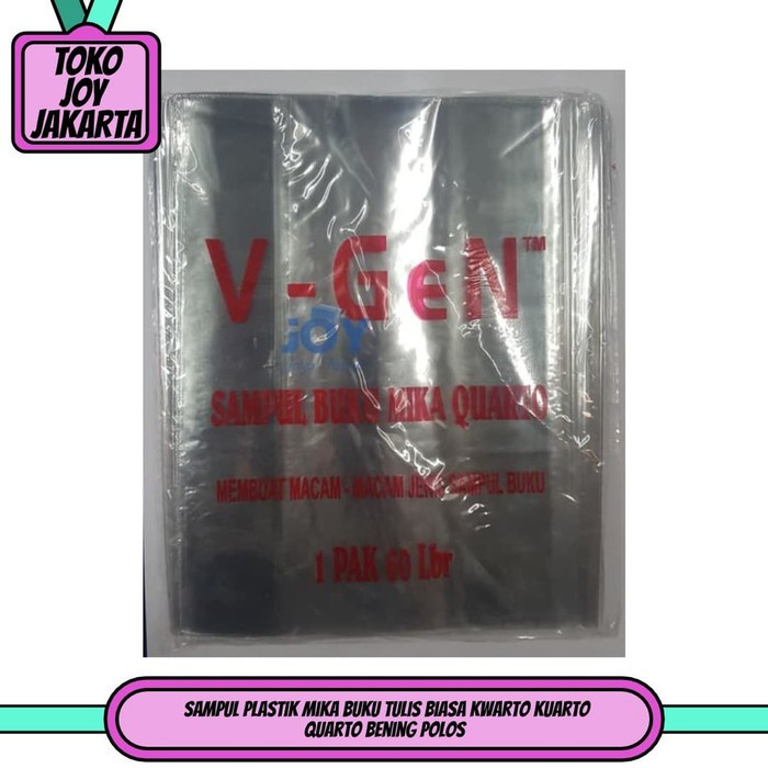 

Sampul Plastik Ka Buku Tulis Biasa Arto Kuarto Quarto Bening Polos