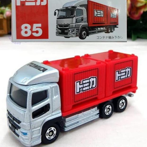 [Ckk] Harga Murah.. Tomica 85 Mitsubishi Fuso Super Great Miniatur Truck Container Truk Kontainer Co