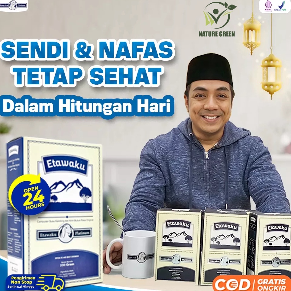 

✨BIG SALE✨ Etawaku Platinum 3x Atasi Masalah Pernafasan - Susu Kambing Bubuk Provit Etawa Tingkatkan Daya Tahan & Imunitas Tubuh Jaga Kesehatan & Kepadatan Tulang Isi 200gr buruan