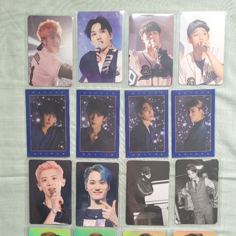 EXO 1 - OFFICIAL EXO PC Postcard Poster Album MD - Xiumin Suho Lay Baekhyun Chen Chanyeol D.O. Kyung