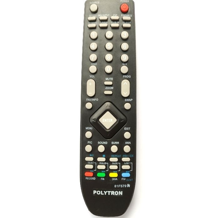 KNDB0701 GROSIR REMOT/REMOTE TV POLYTRON LCD/LED 81F579 / 81F579M01 ORIGINAL QUALITY PLD32D100