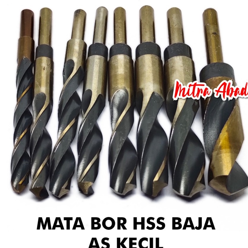☍Zcu Mata Bor HSS Baja AS Kecil Small Handle Drill Bit 12 mm 14 mm 15 mm / AS 10 MM ✷ ➳