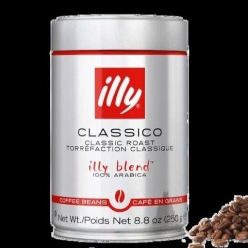 

{{{{}}] illy espresso classico coffee Roast 250gr can kopi Bean biji arabica
