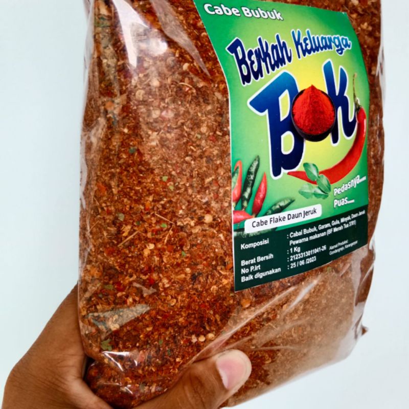 

Grosir Cabe Kasar Flake Aroma Daun Jeruk 1 Kg Cabe Kasar Hot Jeletot