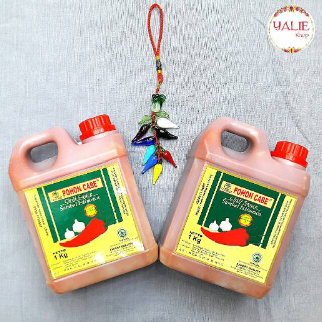 

Sambal Pohon Cabe 1 Kg Jerigen Tanpa Gawet/Pewarna/Pemedas Ala Sambel Pohoncabe Pedas Enak