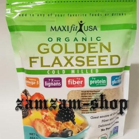 

Buruan serbu] Maxifit Organic Golden Flaxseed 453.3gr bubuk pleksid