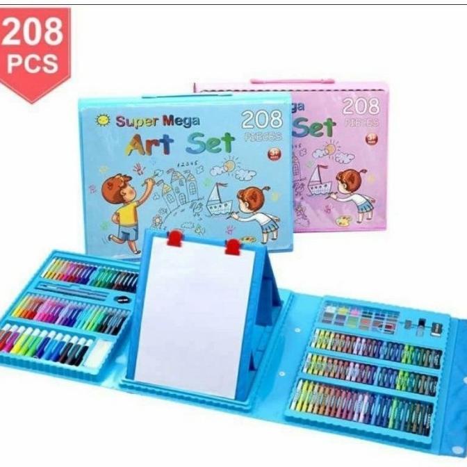 

Ready Crayon 208 Pcs Art Set Crayon Drawing Alat Melukis Mewarnai Kado Anak Stok Terbatas