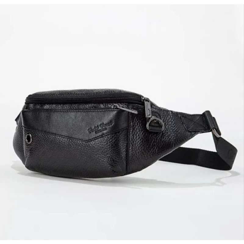 Waist Bag Kulit Sapi Asli Import Tas Pinggang Kulit Asli Import RZ61704 Tas Pinggang Multifungsi