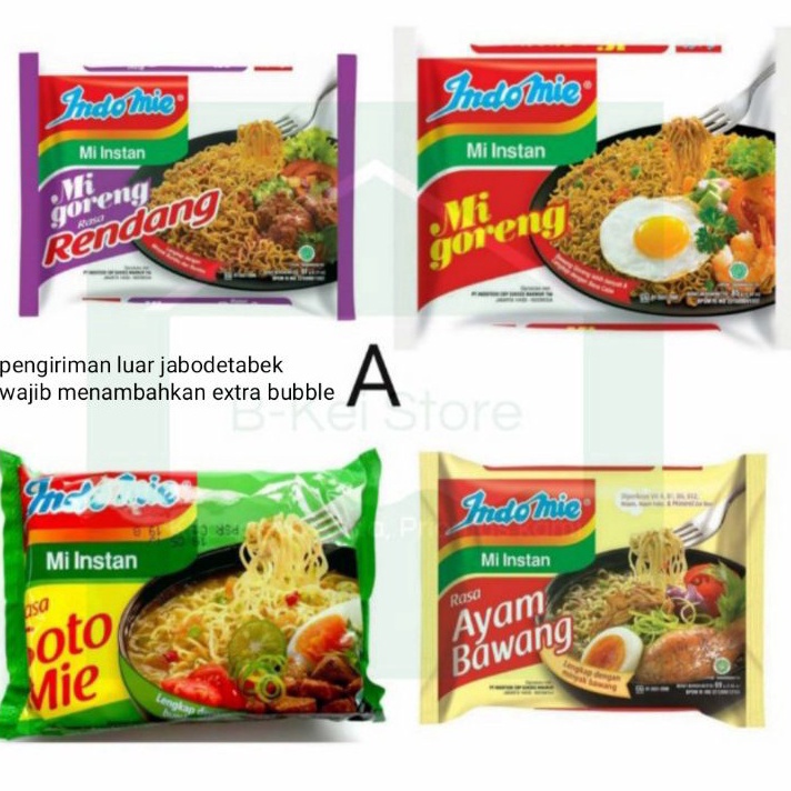 

Bestseller Mie Instan Indomie 1 dus 40 pcs campur Goreng + Kuah Terkini