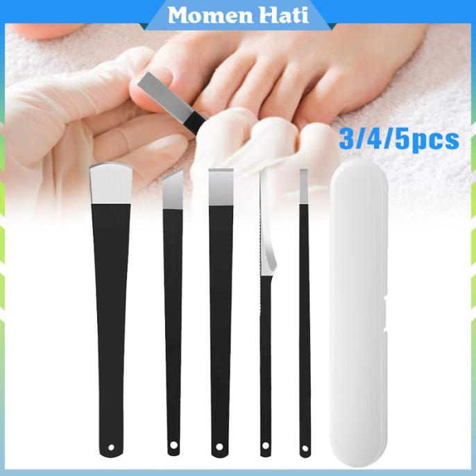 5Pcs Pisau Kuku Cantengan / Manicure Pedicure Tools / Gunting Kutikula Berkualitas
