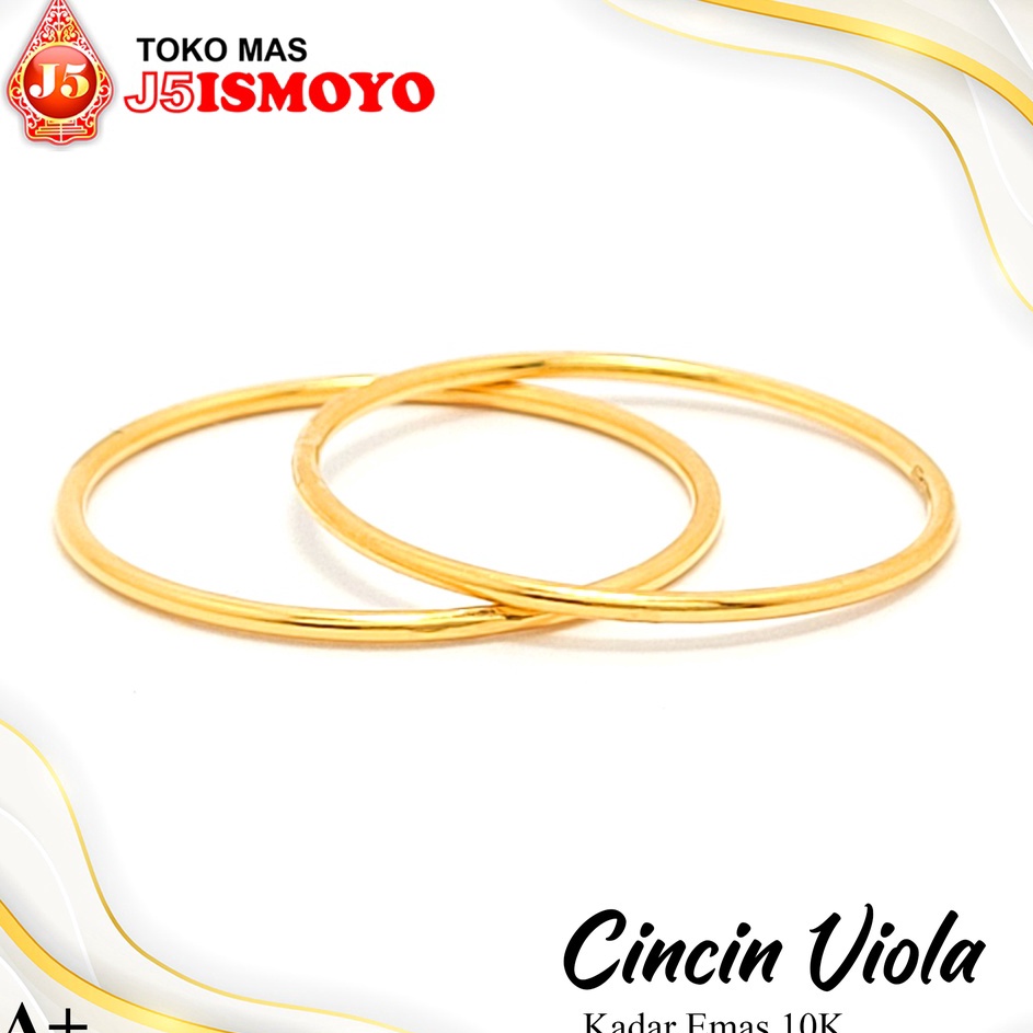 ️✔️✔️ Cincin Emas Viola Model Best Seller , Cincin Pria Wanita, Cincin Korea Style J5 Ismoyo ?