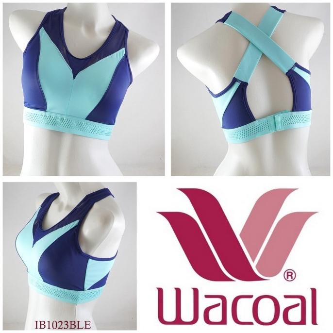 Sport Bra Olahraga Wanita Tanpa Kawat Busa Tipis Wacoal Dynamic Ib1023 Original