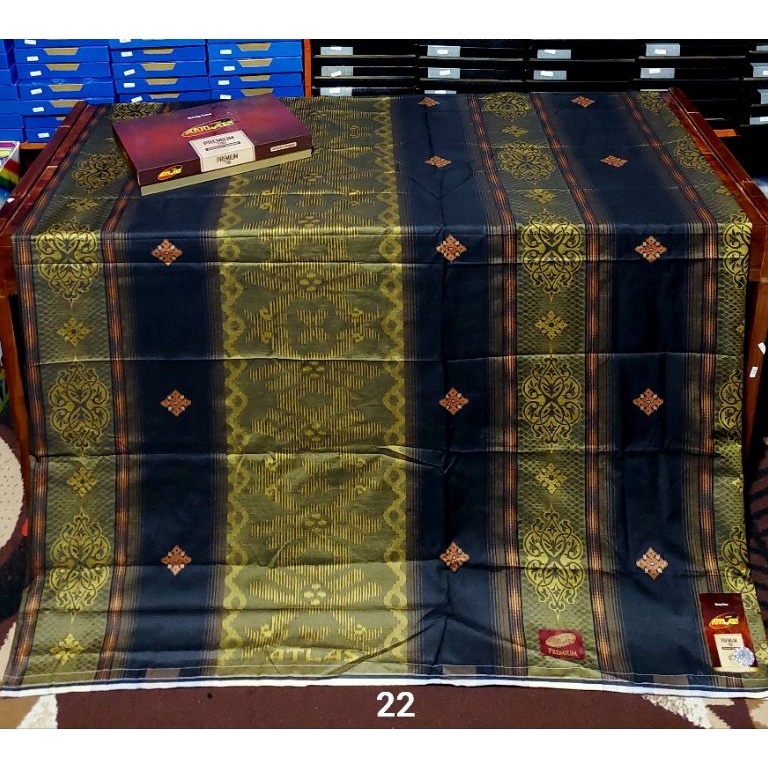 Terbaik.. SARUNG ATLAS JAGUAR PREMIUM 790 & ATLAS INFINTY JAGUAR (Full Songket)