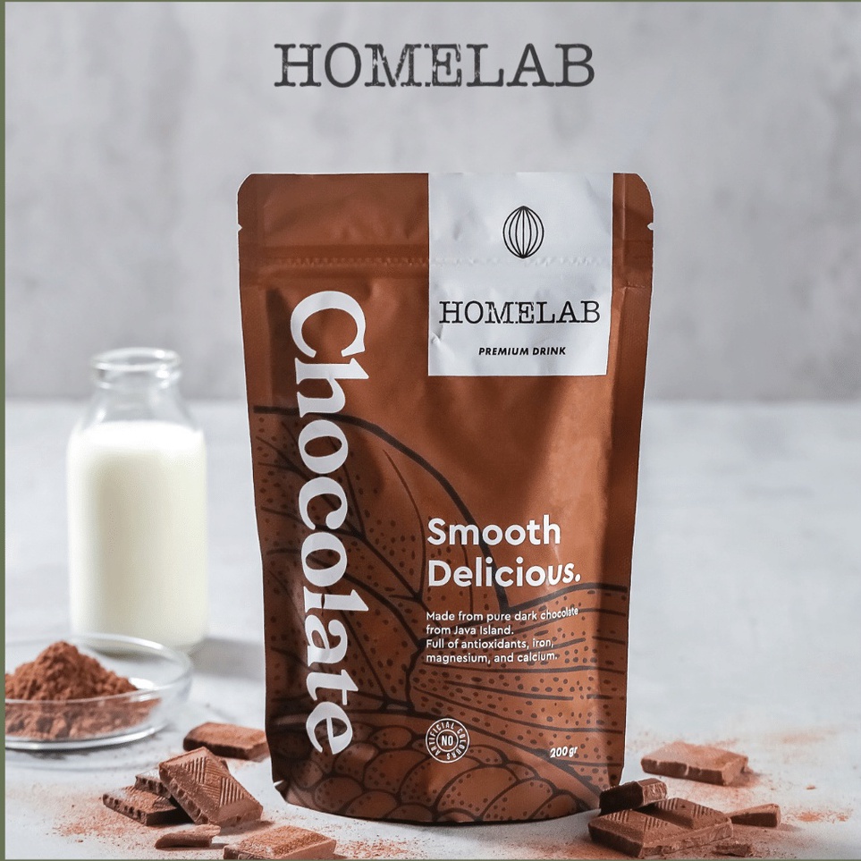 

Super Promo Homelab Bubuk Coklat / Powder Chocolate - 200G