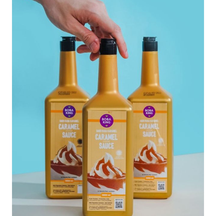 

Terbaru 1 lt Bobaking Caramel Sauce (topping buat minuman,cake,dessert) Diskon