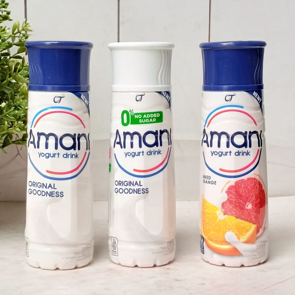 

☊↕⁑ Amani Yogurt Drink Botol 250ml Kirim Langsung