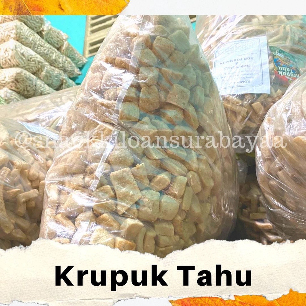 

Krupuk Tahu 1 BALL ( 2KG ) / Krupuk Gurih/ Snack Kiloan Murah/ Mak E Dor