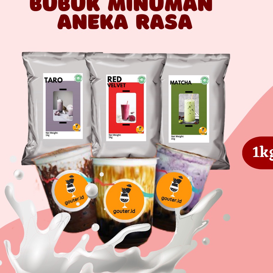 

QMBF7620 XG34448 BUBUK MINUMAN RASA 1KG / SERBUK MINUMAN ANEKA RASA / BUBUK MINUMAN KEKINIAN / MINUMAN INSTAN / BOBA