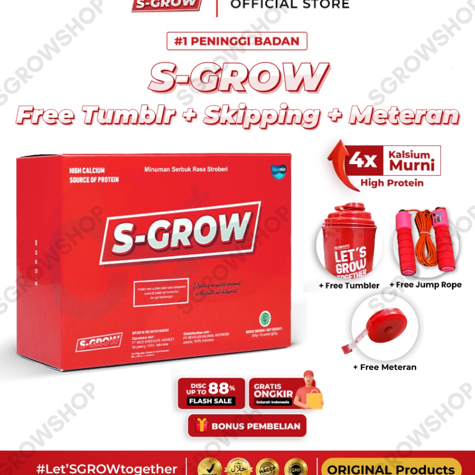 

Kirim Sekarang S-GROW Susu Peninggi Badan Terbaik Original Terupdate