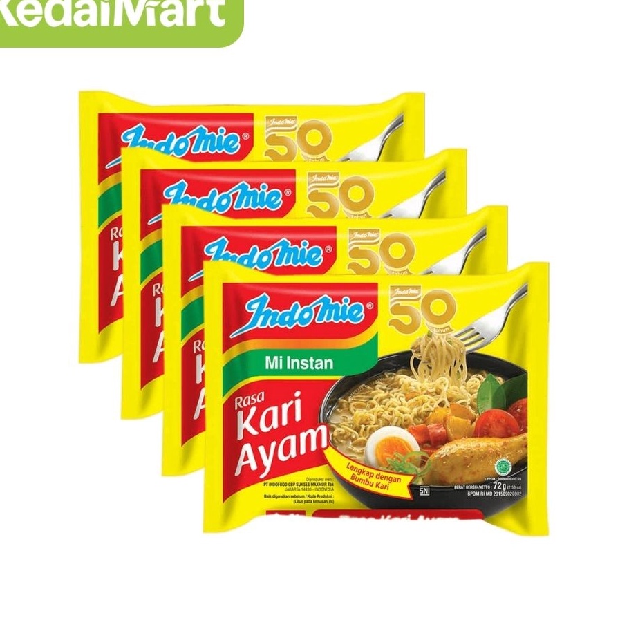 

Kirim Langsung Paket Bundling Indomie Mie Instant Kari Ayam Pcs Isi 4 Stock Banyak