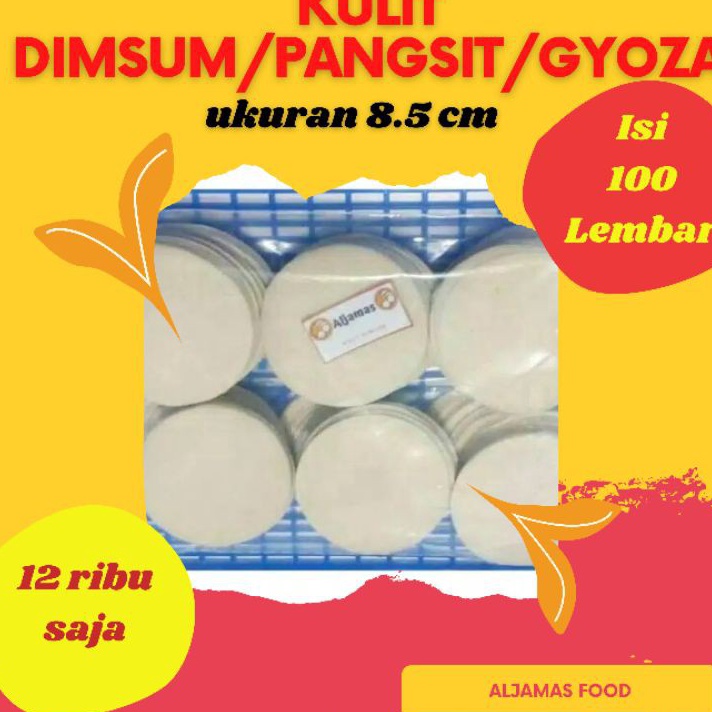 

RLRF5534 Terbaru Kulit Dimsum 8.5 Cm isi 100 pangsit/gyoza