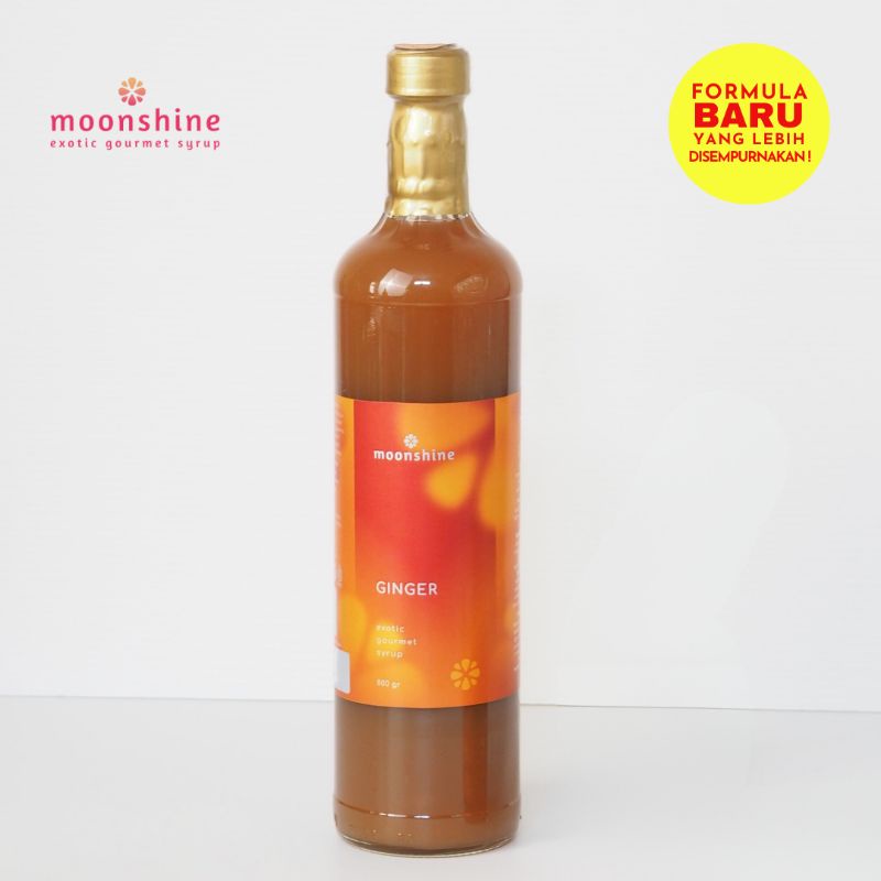 

MOONSHINE Ginger Syrup Sirup Alami Rasa Jahe 800 gr