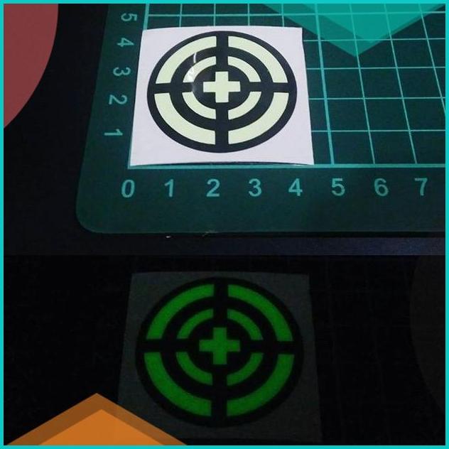 

Cutting Sticker Glow In The Dark Target Iannone 4cm 20JVLZ3 perkakas