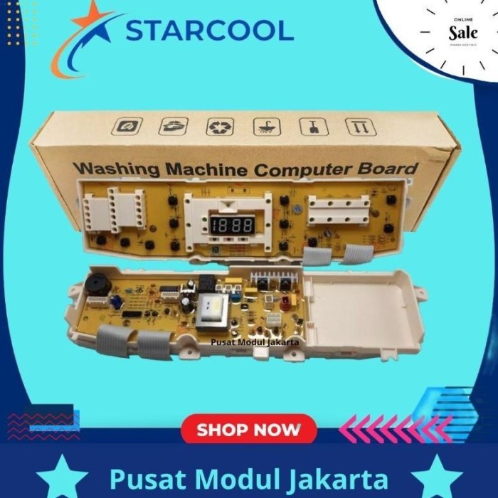 modul pcb mesin cuci SAMSUNG WA90WP