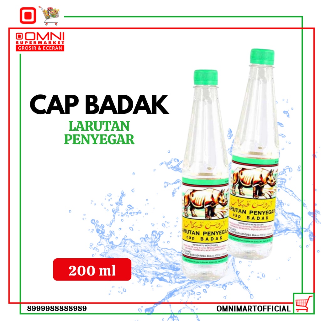 

Cap Badak 200 Ml Larutan Penyegar