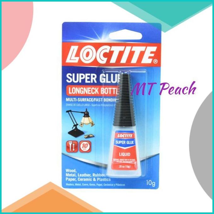 

LOCTITE LEM SUPER 10 GR / LOCTITE SUPER GLUE 10GR LIQUID LONGNECK 20JVLZ3 suku cadang