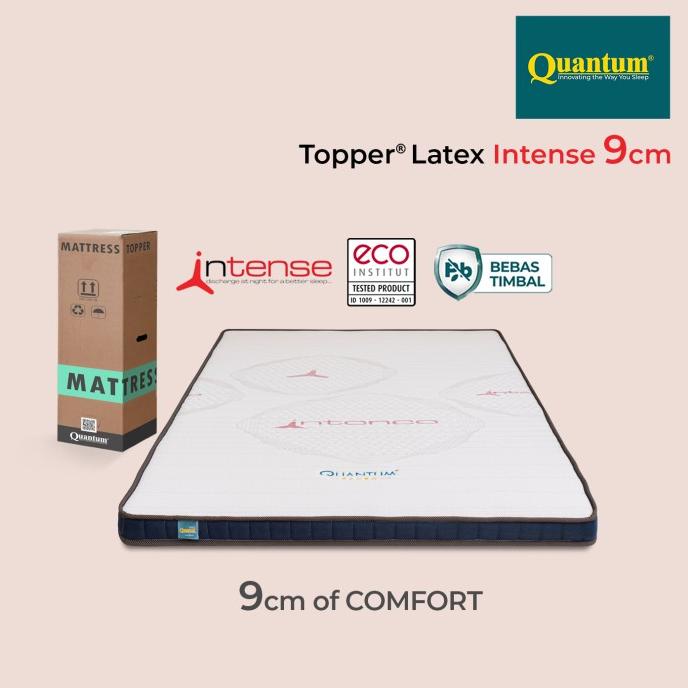 Quantum Latex Topper 9cm Intense Mattress - Kasur Springbed Spring Bed