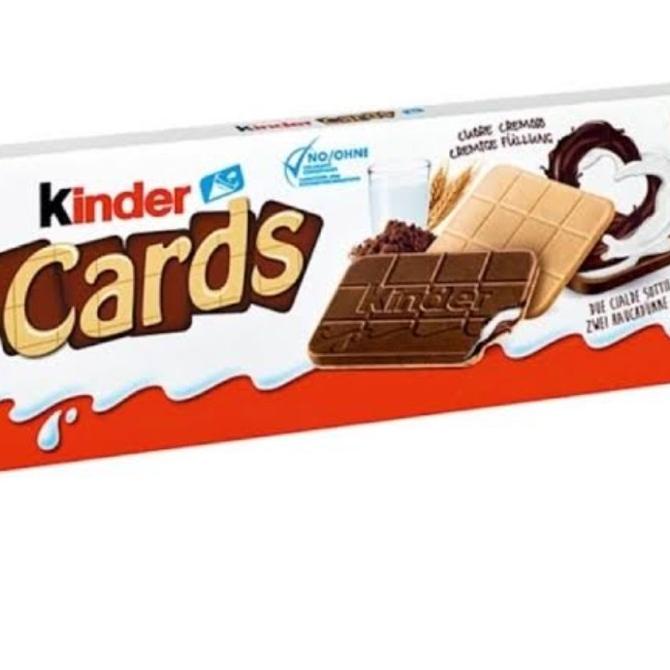 

Kinder cards isi 5 pcs @128 gram