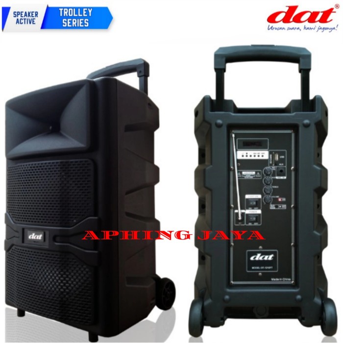 Speaker Aktif Portable 12Inch Dat Dt-1210Ft Dat Dt1210Ft Original