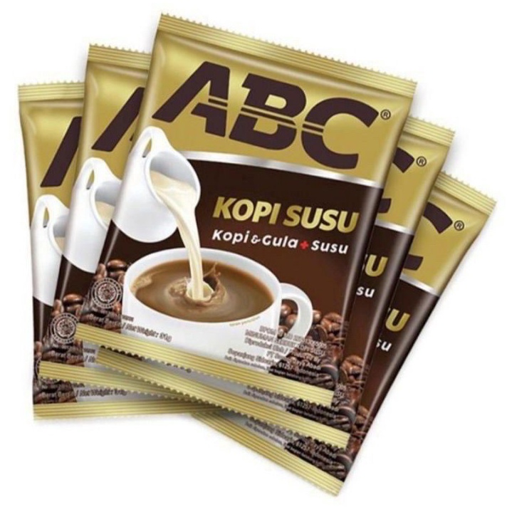 

LYFN4900 (V44859) kopi abc kopi susu sachet ( 10 sachet / renceng )