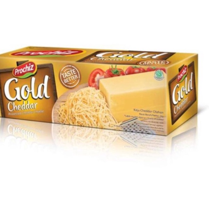 

➵➭✬ Prochiz cheddar Gold 2 KG Stok Banyak