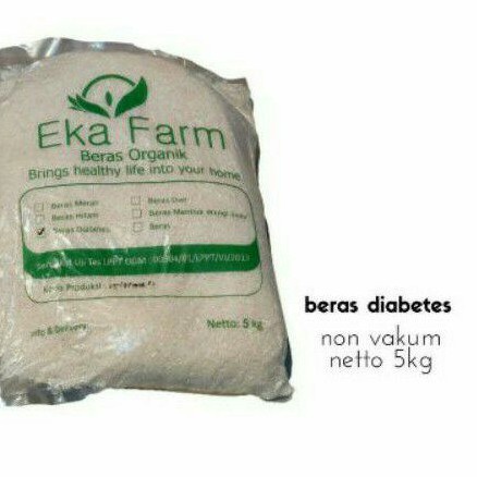 

Beras Diabetes - Amandia (Aman Diabetes) Eka Farm Organik 5 Kg