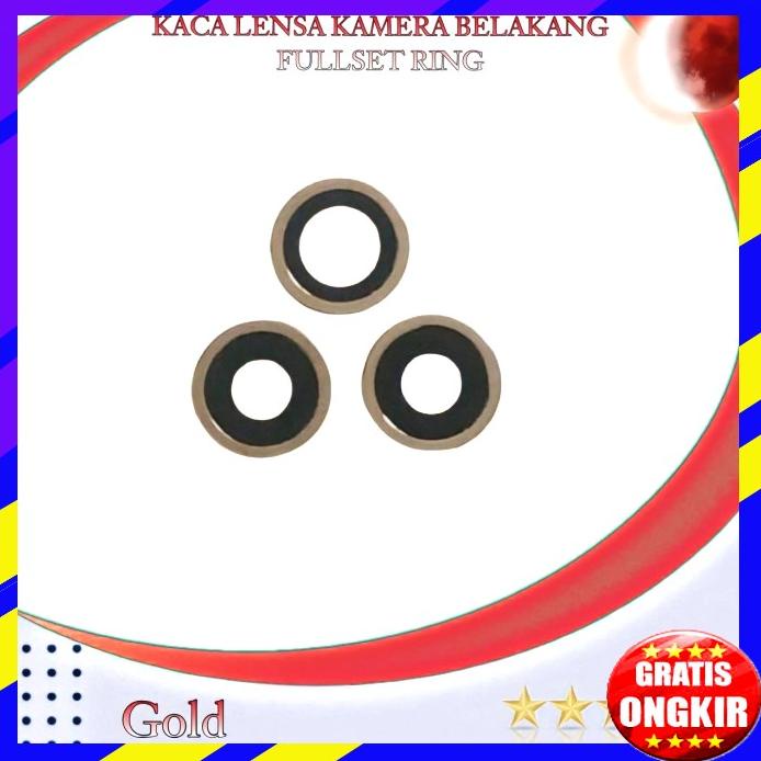 Lensa Kaca Kamera Iphone 11 Pro 11 Pro Max Fullset Ring Original New