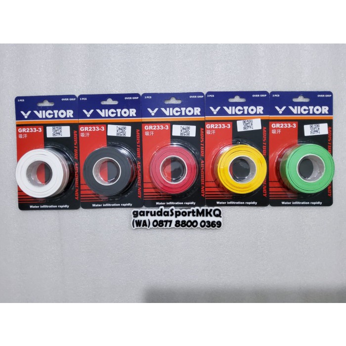 Bestseller Grip Victor Gr233-3 Overgrip Victor Gr 233 - 3 Grip Victor Isi 3