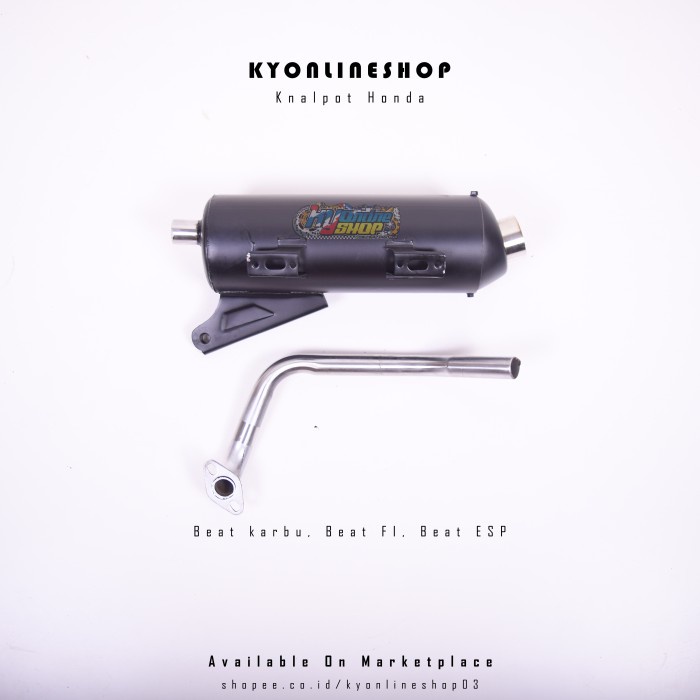 ✨New Ori Knalpot Beat Fi Copy Cms / Leheran Stenlis Ukuran 26 - Original Zrc : Diskon