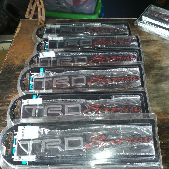 [Ori] Emblem Tulisan Trd Sportivo Limited