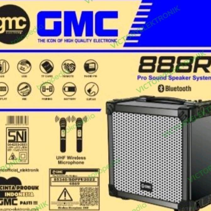 speaker 8inch portable karaoke gmc 888r